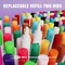 Chalk Markers (Neon+Pastel) 24 Colors Erasable with Bullet/Chisel Reversible Tips, Liquid Drawing Chalk Pens for Blackboard, Chalkboard, Whiteboard, Calendar, Cars, Window, Glass, Mirror